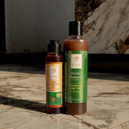 Herbal Shampoo & Hair Regrowth Oil